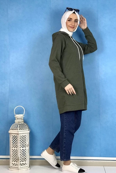 Fermuarlı Kap Haki - 4