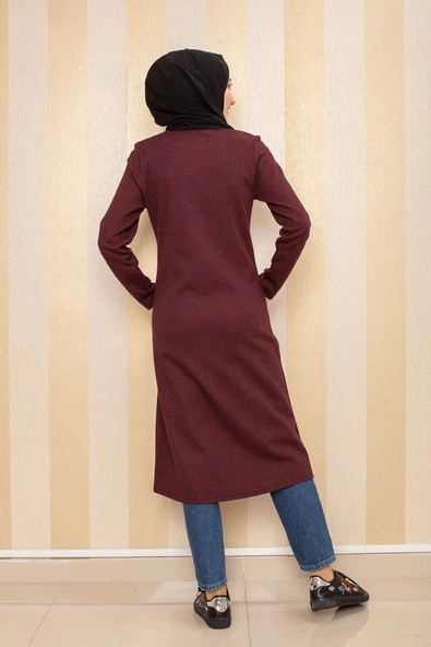 Cepli Tesettür Kap Bordo - 4