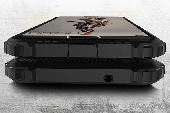 Huawei P20 Kılıf Crash Zırh Silikon Kılıf - Resim 9