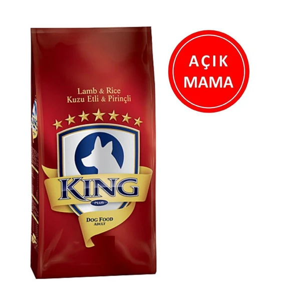 King Plus Lamb Kuzu Etli Köpek Maması 1 Kg AÇIK ürün görseli 1