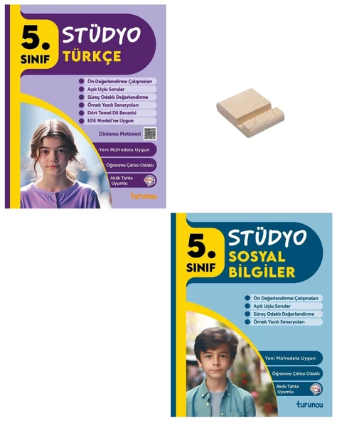 5. Sınıf 2025 Turuncu Stüdyo Türkçe ve Sosyal Bilgiler Soru Bankası