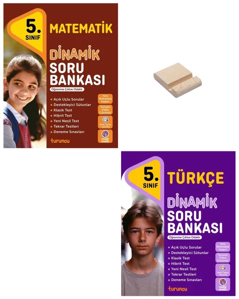 5. Sınıf 2025 Turuncu Dinamik Matematik ve Türkçe Soru Bankası