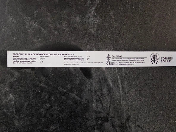 TORGES 450 WATT TOPCON FULL BLACK MONOKRİSTAL B - 3