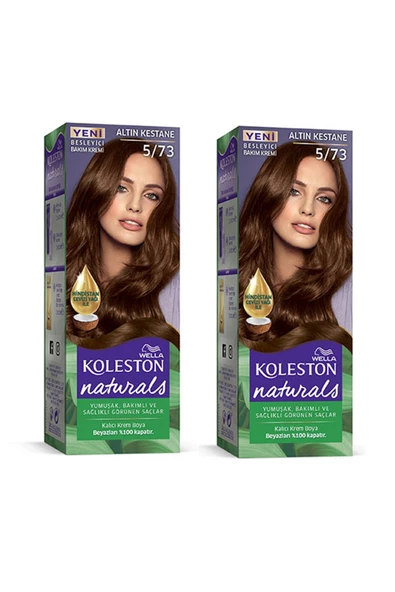 Naturals Saç Boyası Altın Kestane 5/73 2x Paket