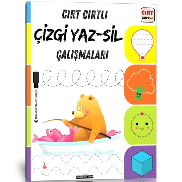Cırt Cırtlı Çizgi YAZ-SİL Çalışmaları ürün görseli