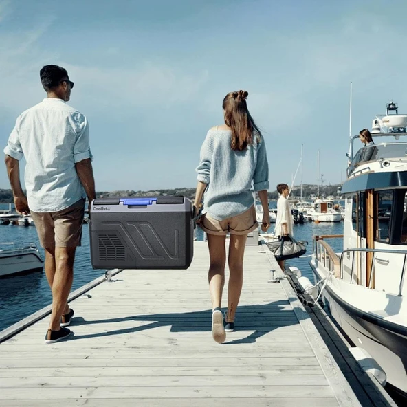 Coolist CLK40 12/24Volt/220Volt 40 Litre Kompresörlü Oto Buzdolabı/Dondurucu - 5