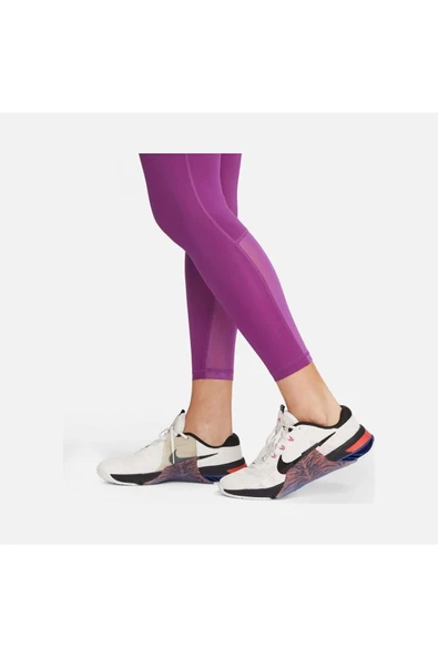 Pro Tayt 365 Dri-Fit Training File Panelli Bel Toparlayıcı Kadın Spor Tayt Tight - 4