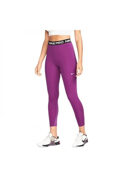 Pro Tayt 365 Dri-Fit Training File Panelli Bel Toparlayıcı Kadın Spor Tayt Tight - 6