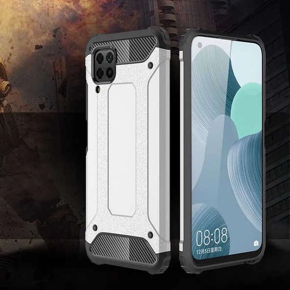 Huawei P40 Lite Kılıf Crash Zırh Silikon Kılıf - 8