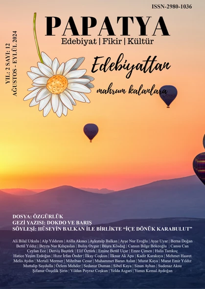 Papatya Dergi 12. Sayı Ağustos-Eylül 2024 ürün görseli