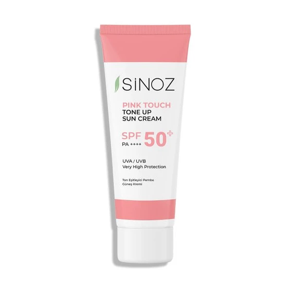 Sinoz Pink Touch Spf 50 Cilt Aydınlatıcı Ton Eşitleyici Pembe Yüz Güneş Kremi 50 Ml Tüm Ciltler Için - 2