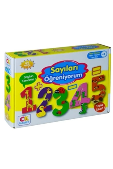 Eğitici Oyun Sayıları Öğreniyorum Puzzle 45 Parça