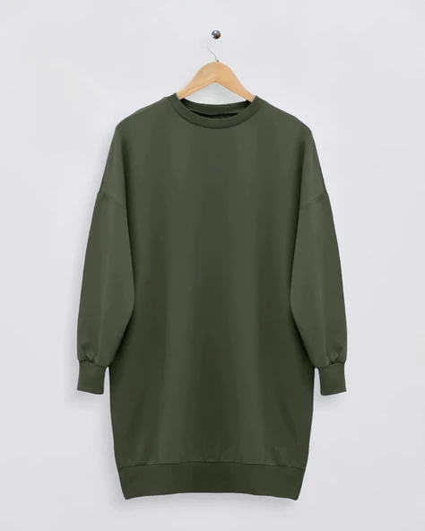 Kadın Bisiklet Yaka Basic Tunik