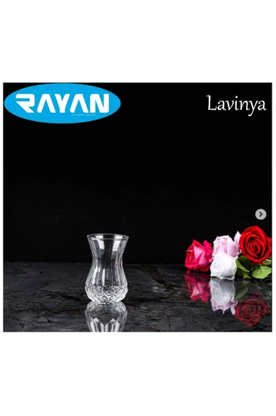 Rayan Lavinya Star 6'lı Çay Bardağı