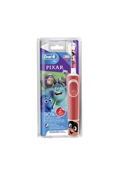 Oral-B Çocuklar İçin Şarj Edilebilir Diş Fırçası D100 Vitality Pixar Özel Seri