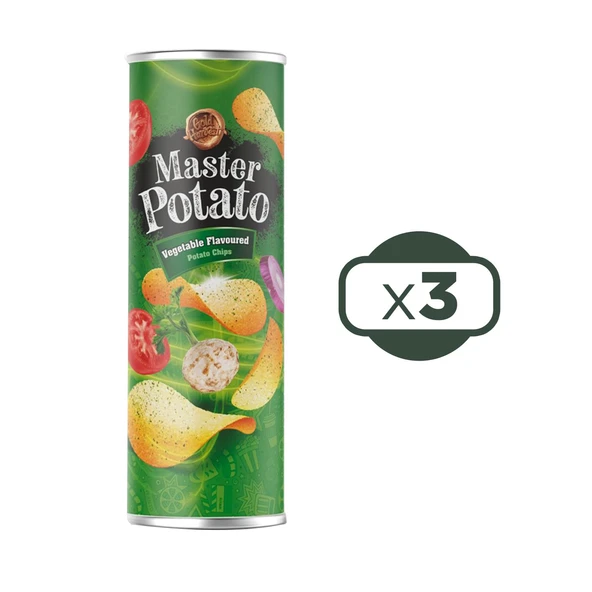 Master Potato Sebze Çeşnili Cips 160 gr 3 Adet - 2