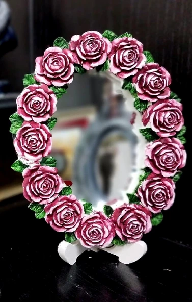 dekoratif güllü ayna - 3