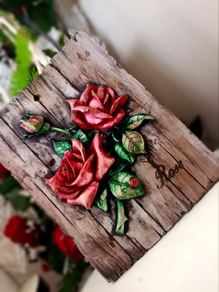 güllü duvar süsü - 4