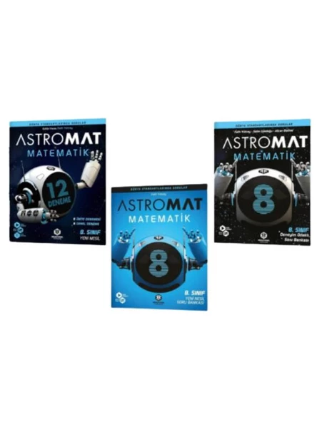 İrrasyonel Yayınları 8.Sınıf Astromat Matematik 3’lü Set