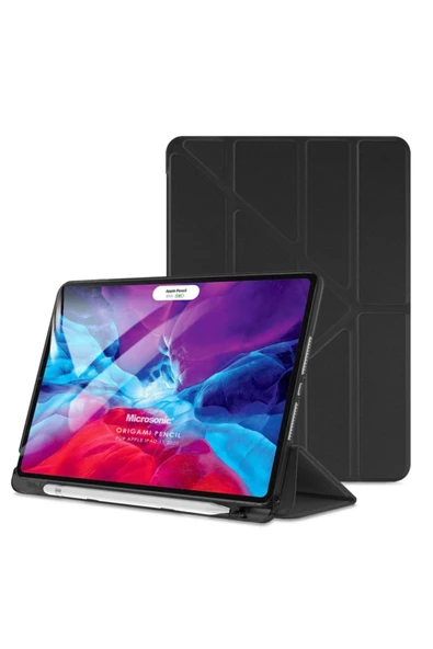 Apple Ipad Pro 11'' 2020 2.Nesil Kılıf (A2228-A2068-A2230) Origami Pencil Siyah