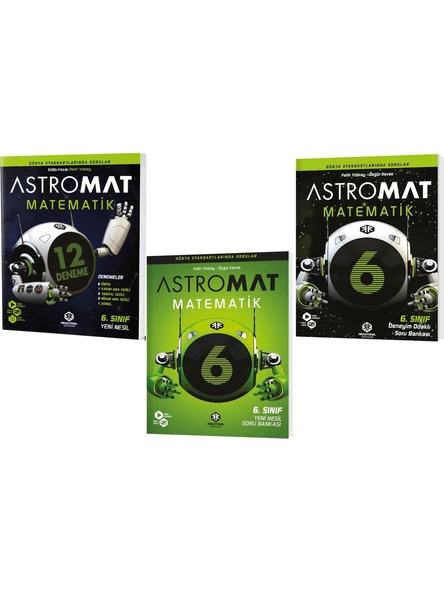 İrrasyonel Yayınları 6.Sınıf Astromat Matematik 3’lü Set