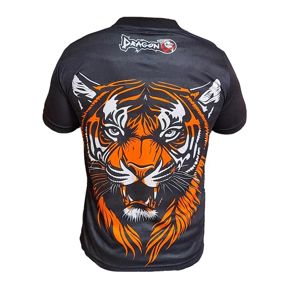 DragonDo TX712 Tiger Kick Boks Tişört Kick Boxing Antrenman Tshirt - 2
