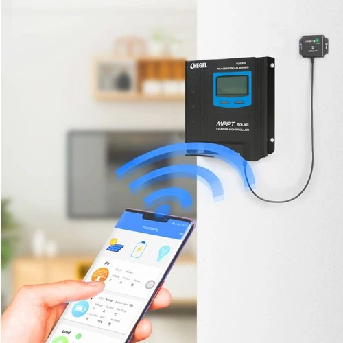 Obus Karavan Hegel Mppt Solar Şarj Kontrol Cihazı Bluetooth Bağlantılı 30A 12/24V - 5