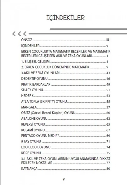 Erken Çocuklukta Matematik Zeka Oyunları & Yasemin Yüzbaşıoğlu - 2