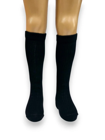 Fitilli Dizaltı Okul Çorabı - 11