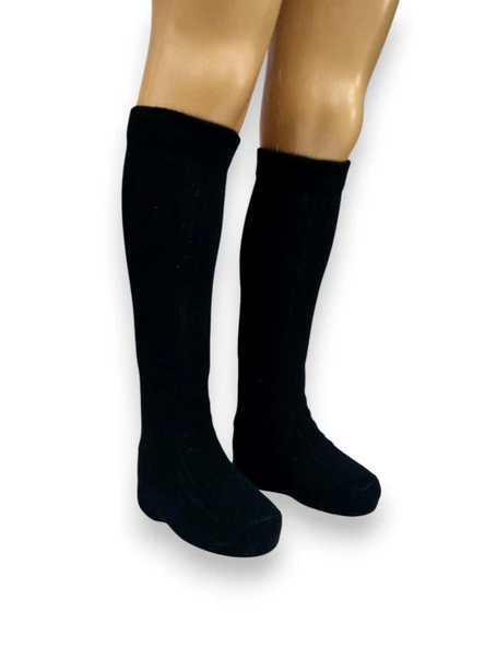 Fitilli Dizaltı Okul Çorabı - 10