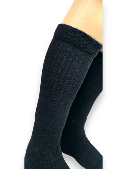 Fitilli Dizaltı Okul Çorabı - 12