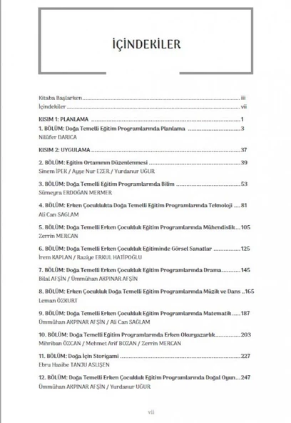 Erken Çocukluk Eğitim Programlarında Doğa Eğitimi & Zerrin Mercan - Resim 2