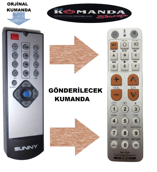 SUNNY-SN3SS11SES SİSTEMİ  KUMANDA ürün görseli 1