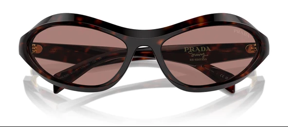 Prada SPRA20 17N10D 61 Kadın Güneş Gözlüğü - Resim 4