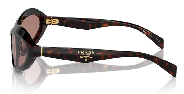 Prada SPRA20 17N10D 61 Kadın Güneş Gözlüğü - Resim 2