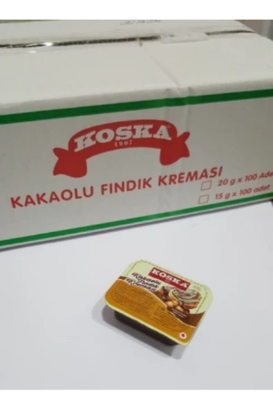 Koska Piknik Kakaolu Fındık Kreması 20gr*100ad