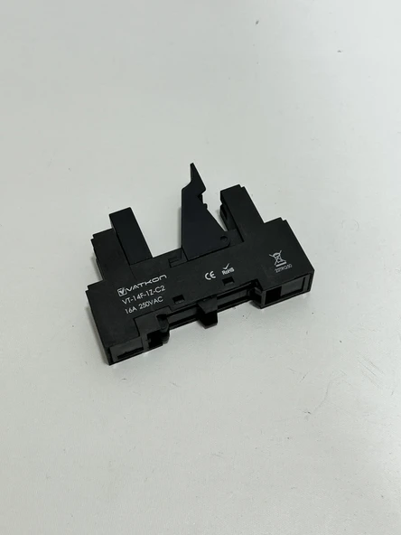 Vatkon VT-14F-1Z-C2 Çift Kontak (8 Pinli) Role Tutucu (1 Adet) - Resim 3