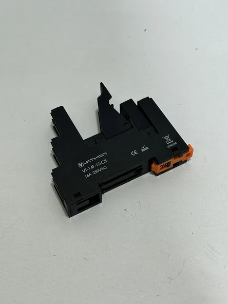 Vatkon VT-14F-1Z-C3 Çift Kontak (8 Pinli) Role Tutucu (1 Adet) - Resim 3