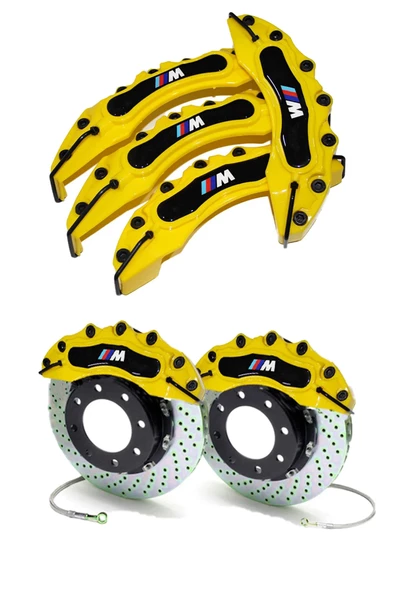 BMW E93 UYUMLU SARI M LOGOLU KALİPER KAPAĞI ürün görseli