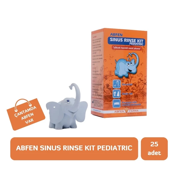 Abfen Sinus Rinse Pediatric Burun Yıkama Kiti 25 Adet