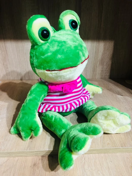 KURBAĞA 48 CM DİŞİ PELUŞ KURBAĞA - 1