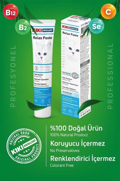 KIKI Excellent Kedi Relax Paste Macun 50 Gr - Resim 3