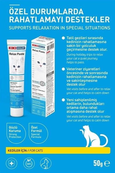 KIKI Excellent Kedi Relax Paste Macun 50 Gr - Resim 2
