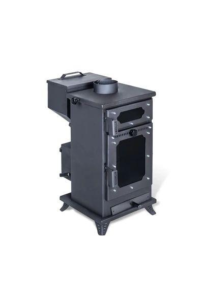 Etinova M003 Pelet ve Odun Yakabilen Mini  Fırınlı Soba - 2