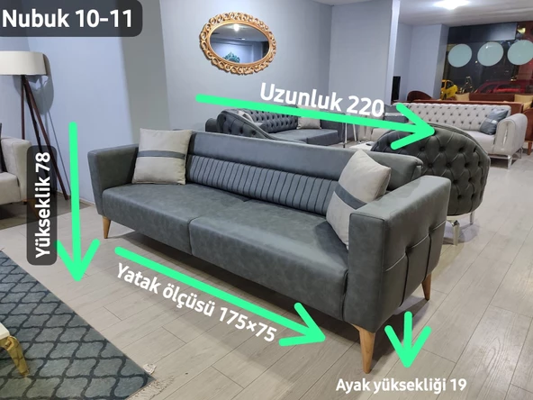 Mimoza Üçlü Koltuk - 3