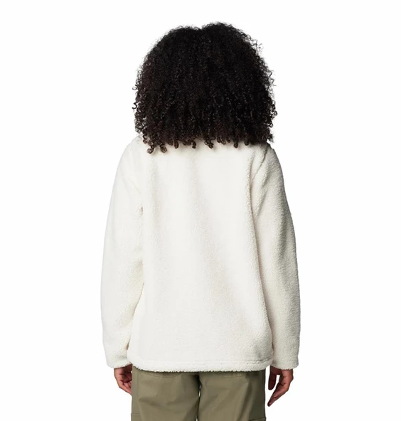 Columbia West Bend Tam Fermuarlı II Kadın Polar Üst Ekru AK5171 - Resim 2