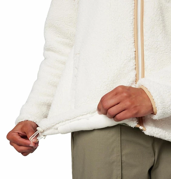 Columbia West Bend Tam Fermuarlı II Kadın Polar Üst Ekru AK5171 - Resim 7