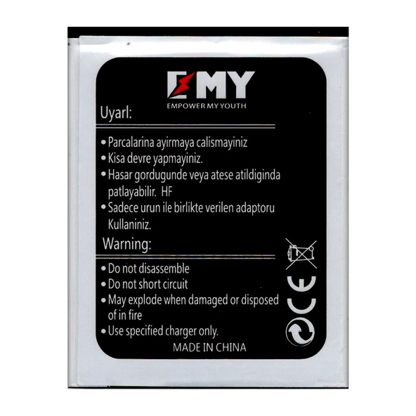 Vestel Venus V3 5040 Uyumlu EMY Batarya - 2