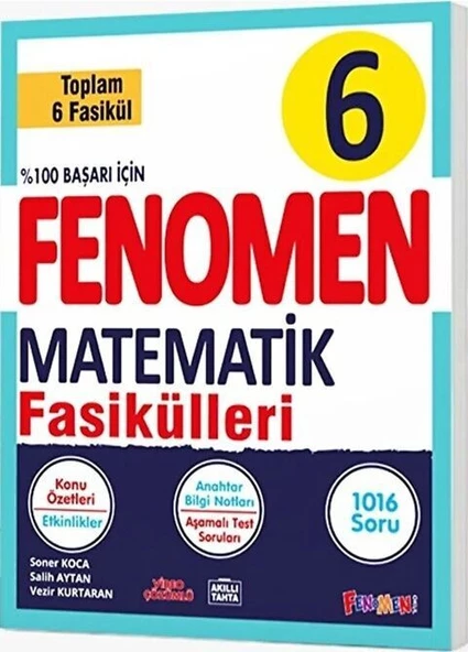 FENOMEN 6.SINIF MATEMATİK FASİKÜL SETİ