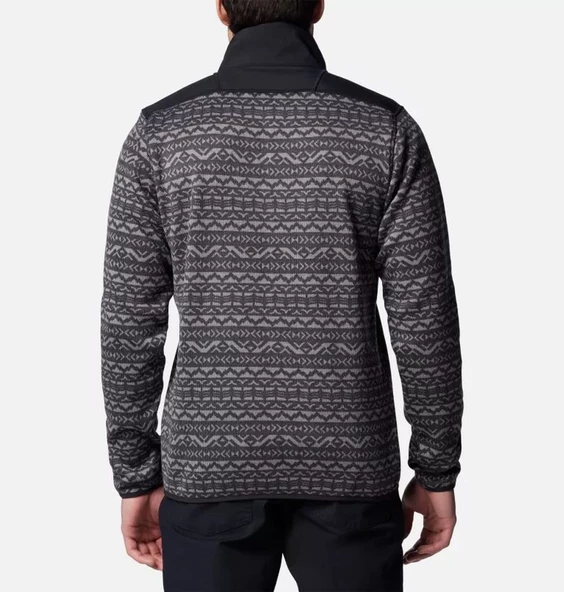 Columbia Mens Sweater Weather Printed Half Zip II Erkek Polar AO5809 - Resim 2
